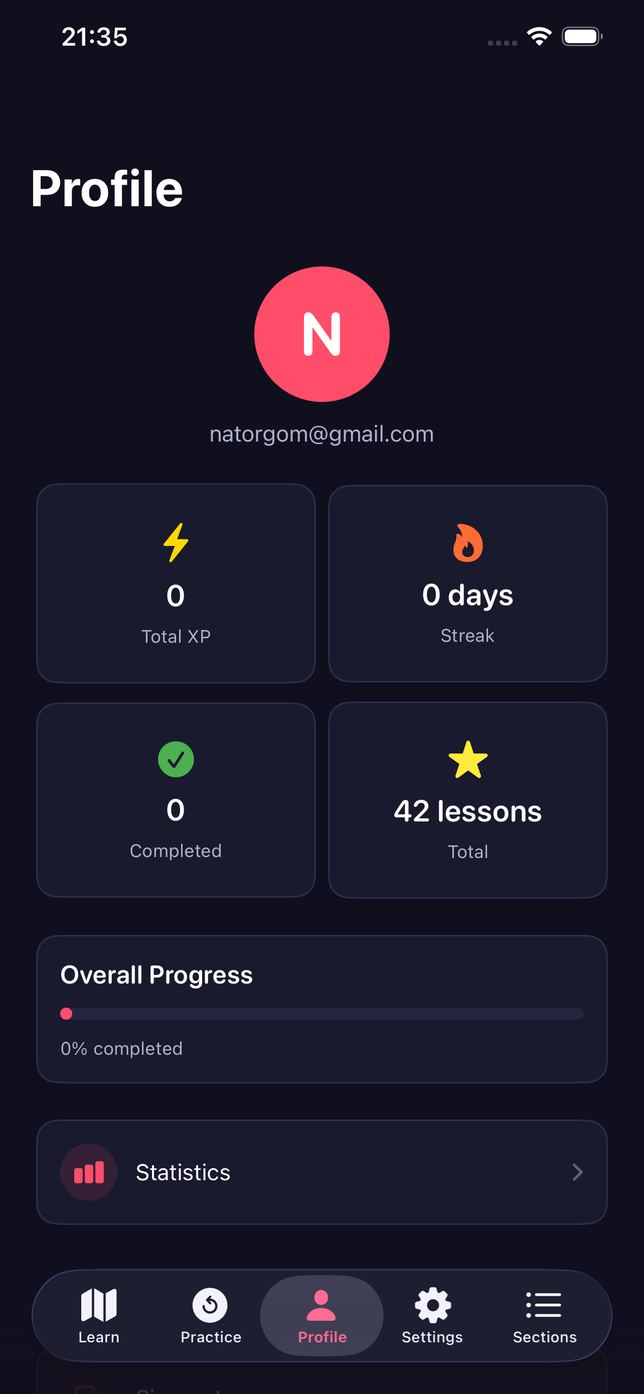 Daily Angular profile