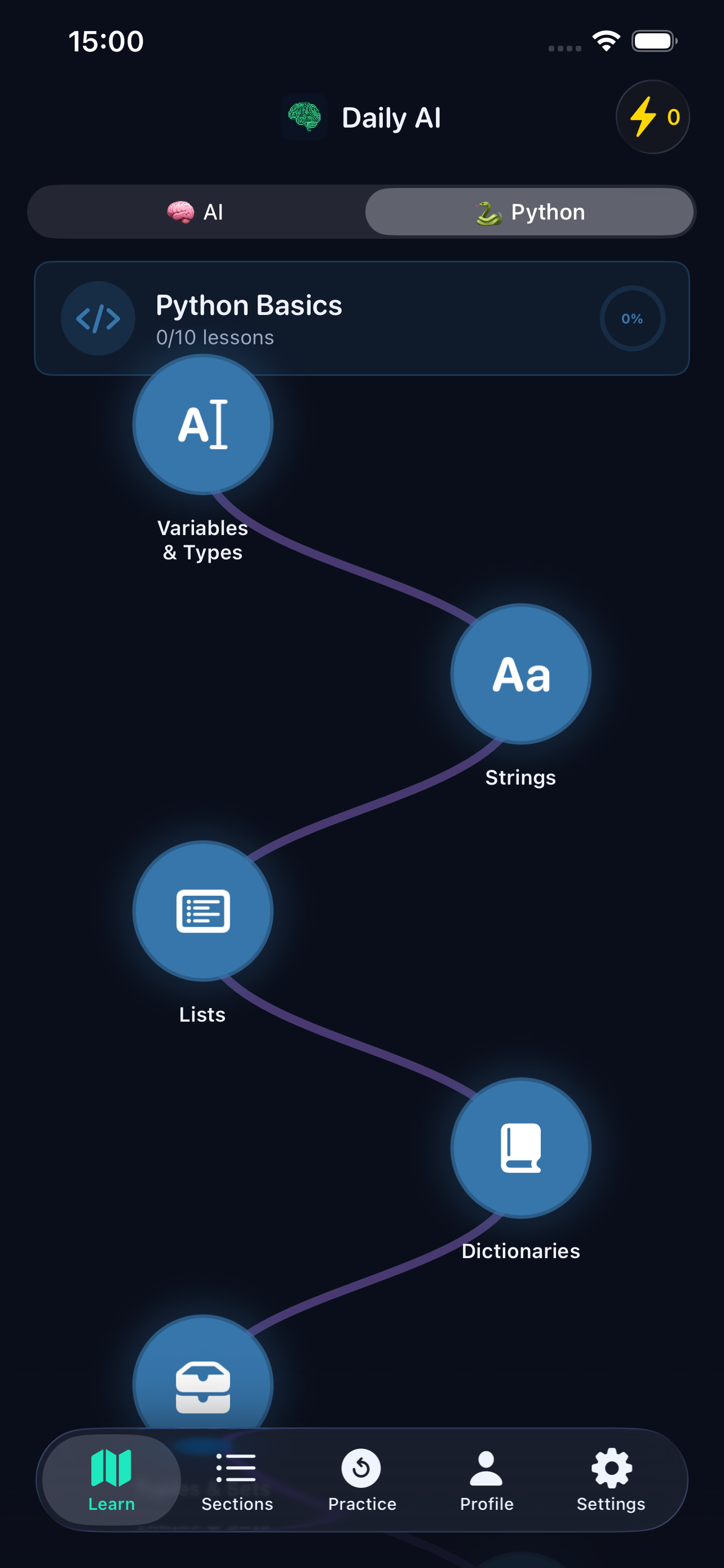 Python for AI course